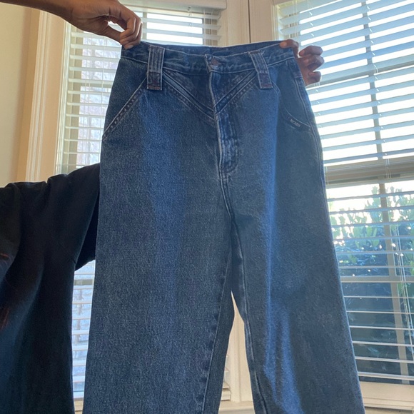 Blue Mom Jeans - Picture 2 of 2